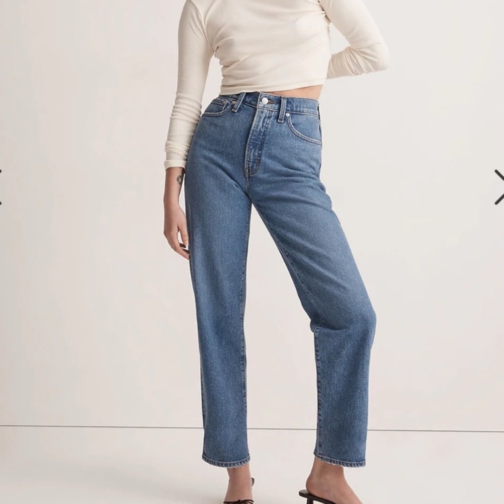 Madewell Women's Straight Leg Jeans - Blue
